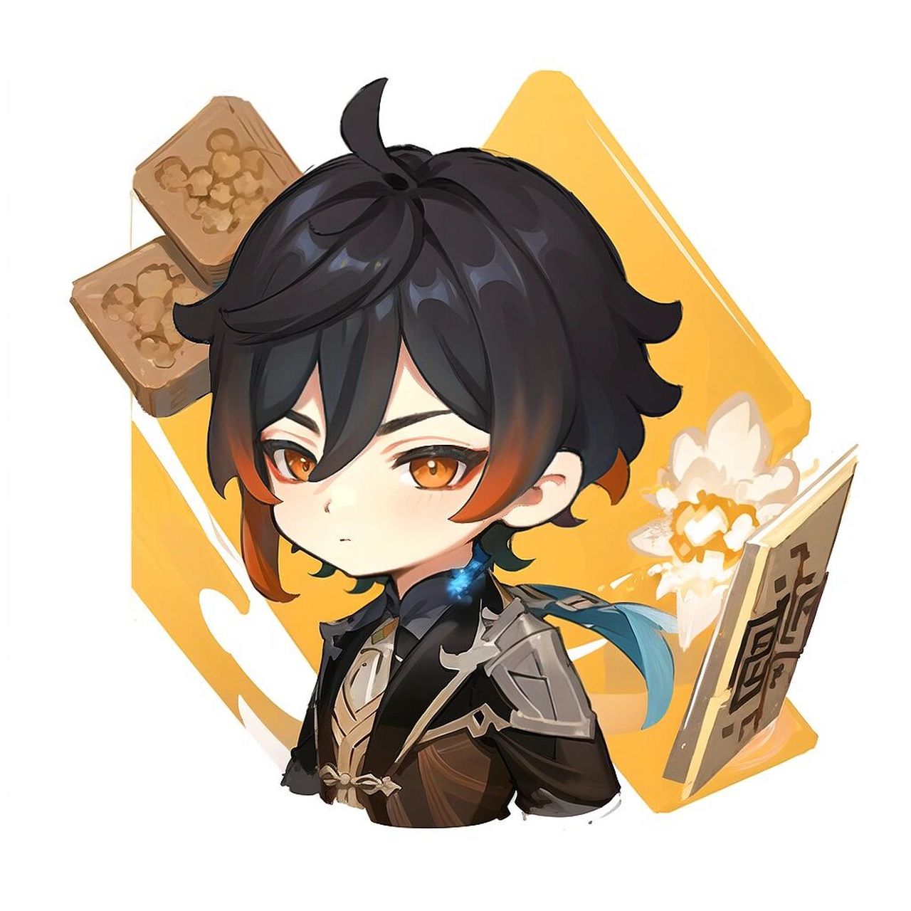 「part 24」原神魈,钟离,海哥,散兵 q 版头像 又跑了一些原神头像