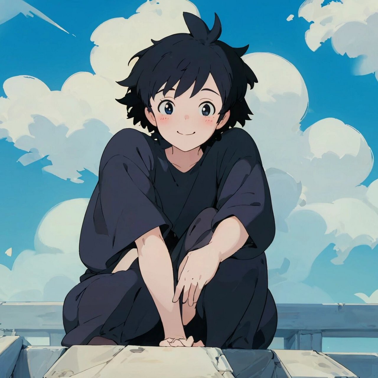 宫崎骏动漫男生头像|你曾是少年