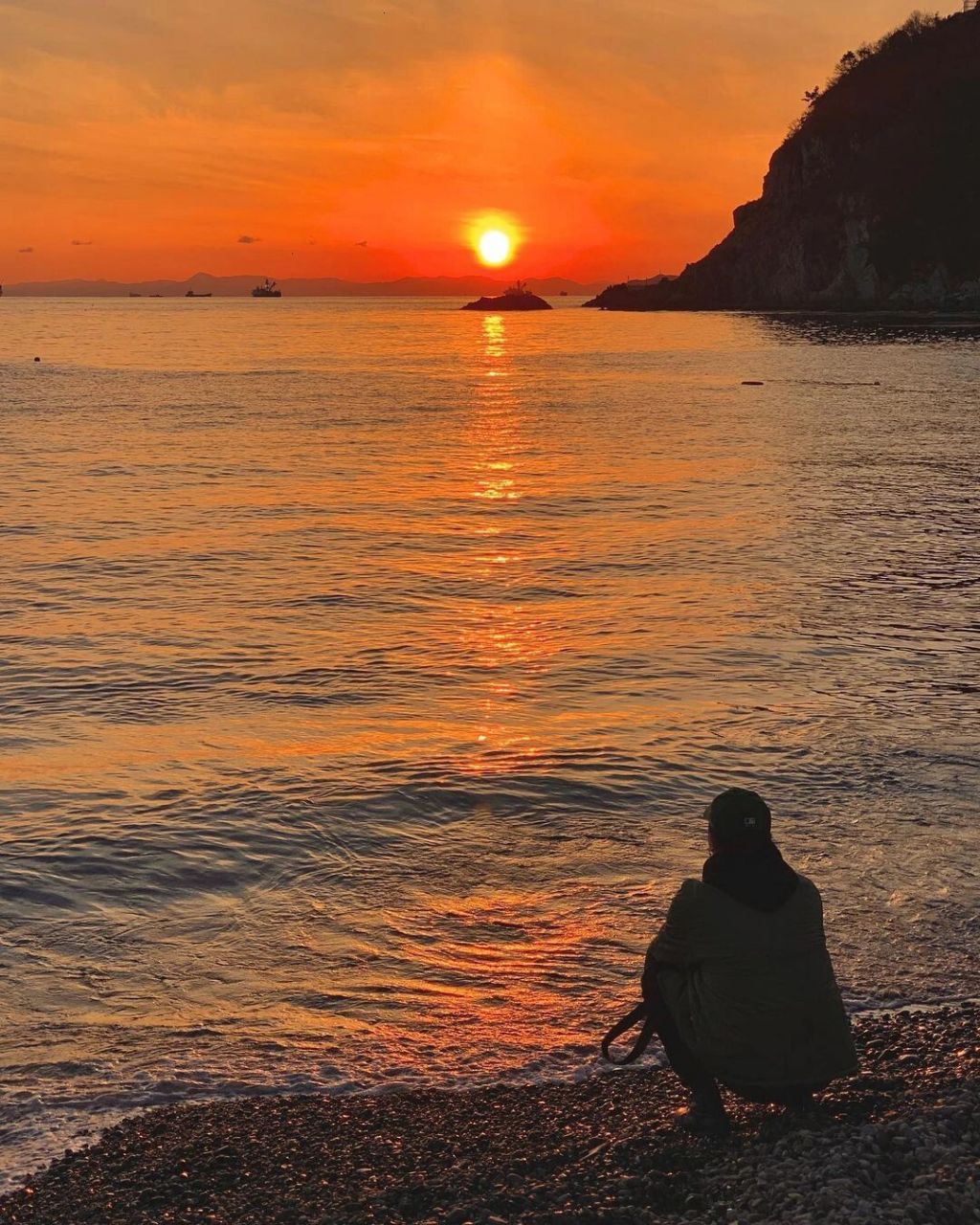 74 小编今天为大家收集了釜山的 [期待]这个风景是7点~8点时的美景!