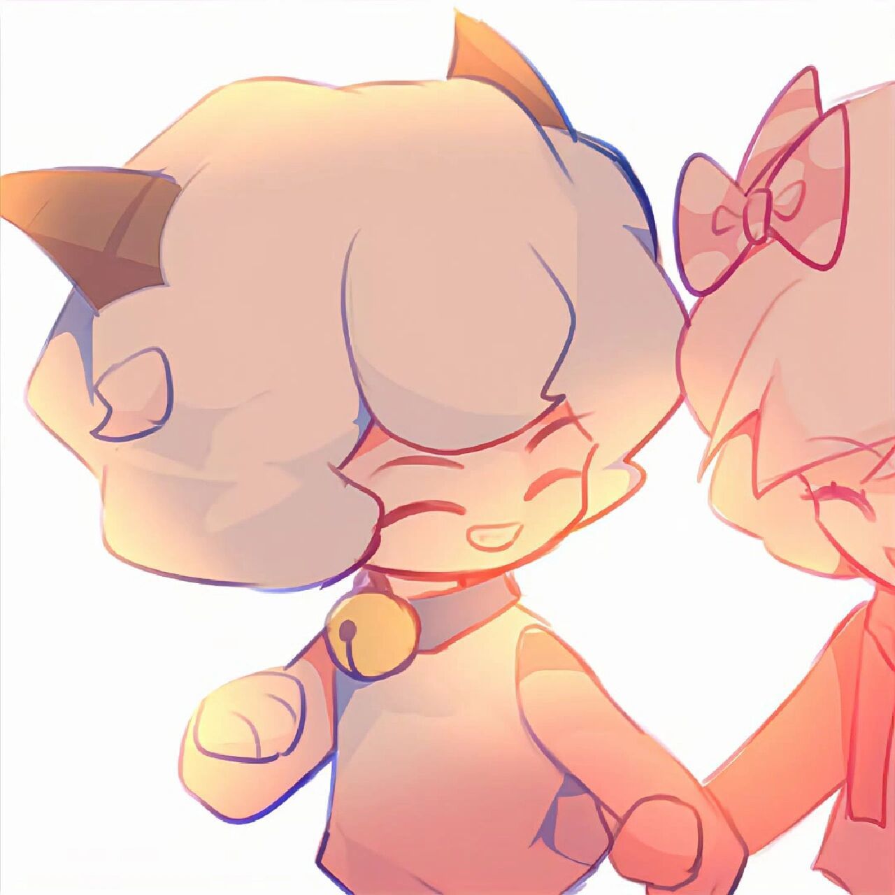 喜羊羊与美羊羊的七组情头 【喜羊羊美羊羊情头】 画师:油菜