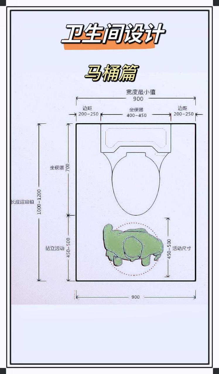 马桶高度标准尺寸图片