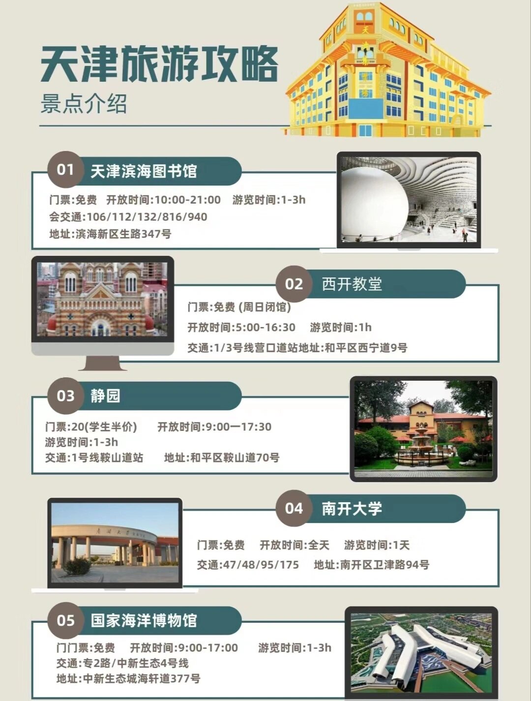 天津旅游最全攻略 citywark天津好玩省钱必打卡景点