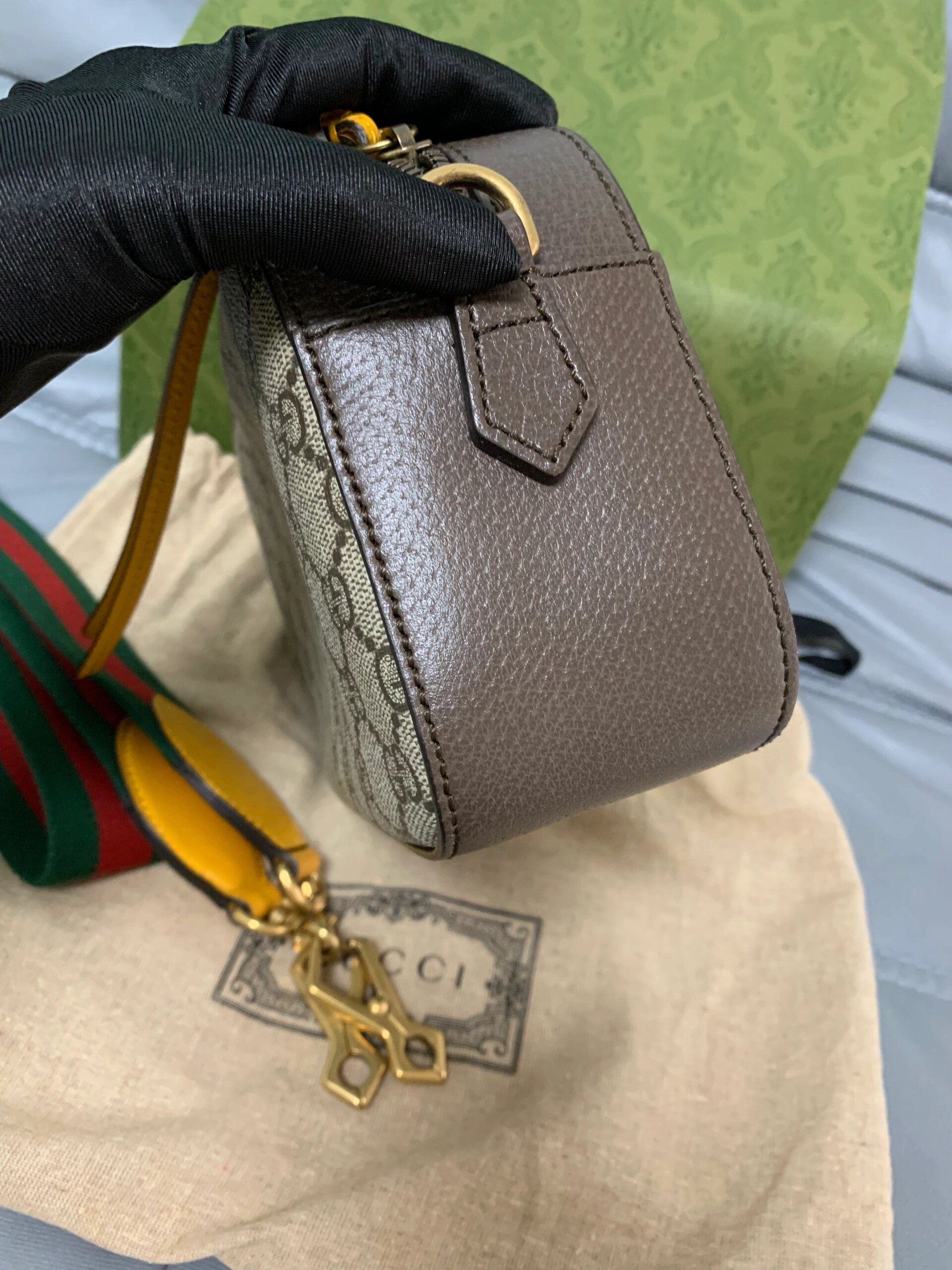 gucci/古驰 闲置未使用虎头相机包
