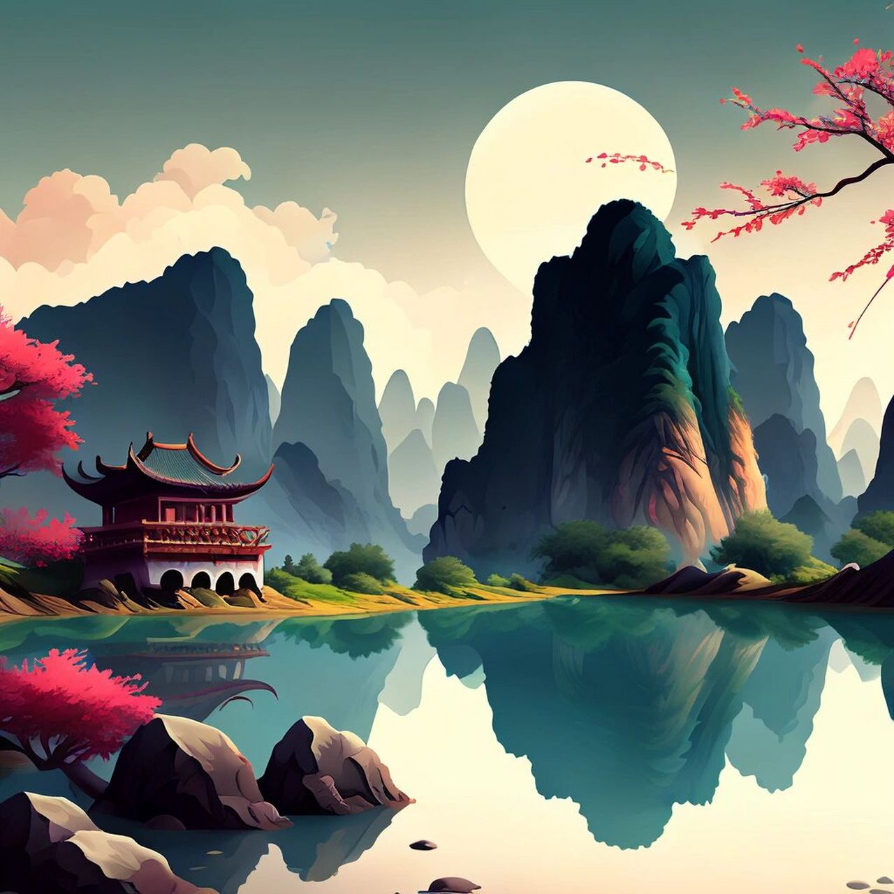 我可爱的一天020902090209 (414649    几组山水画