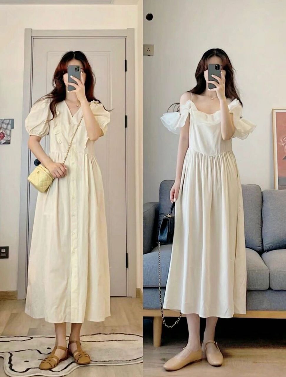 18-35岁女性夏季连衣裙穿搭~ 25岁已婚女性穿搭连衣裙夏季气质,大骨架