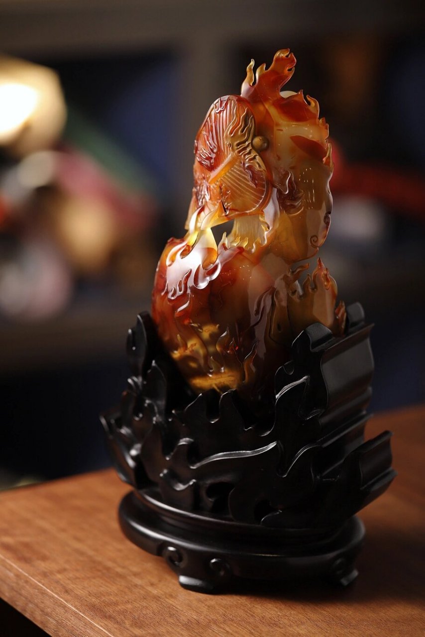 玛瑙61齐天大圣61火焰山 卢云峰大师作品.