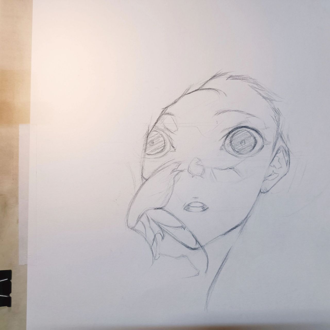 米山舞_01 工具:素描铅笔,纸擦笔,揉擦棉,橡皮