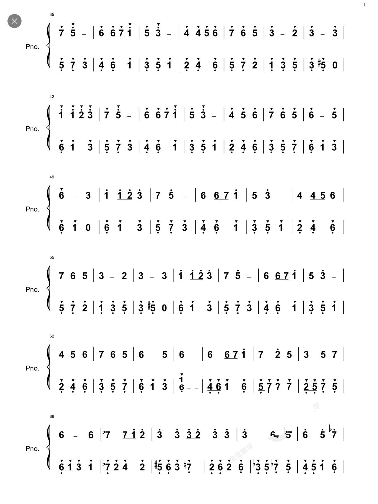 《风车小镇》简谱@深海小脸鱼的动态