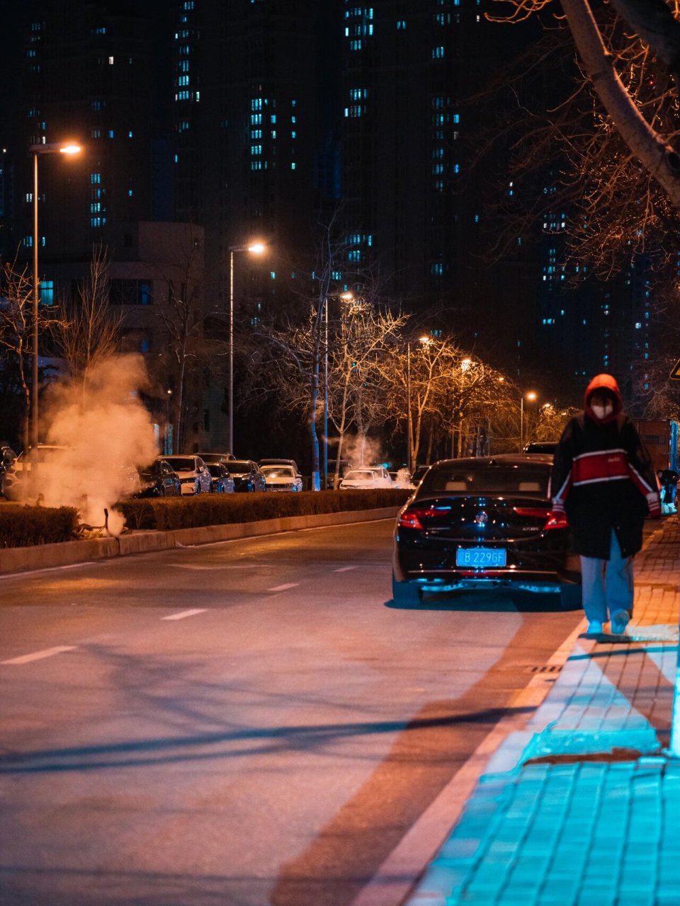 大连晚上开车夜景图片