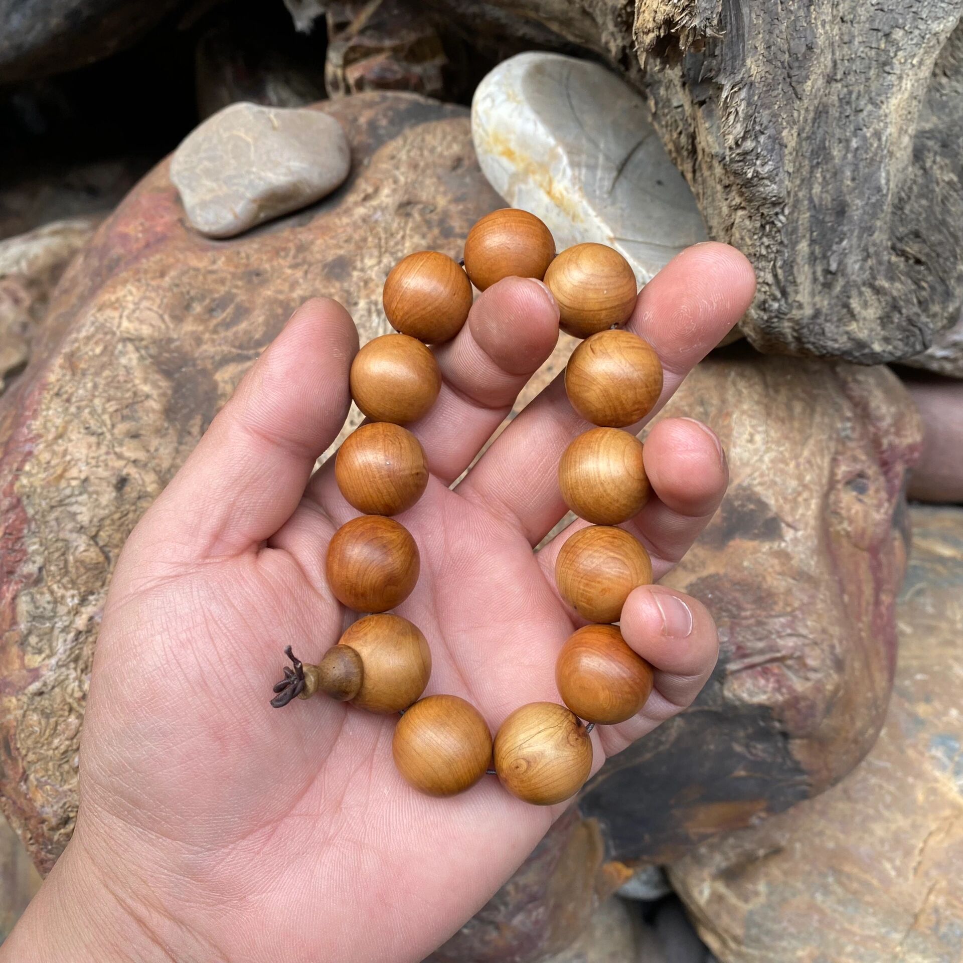桃源老柏树根手串📿