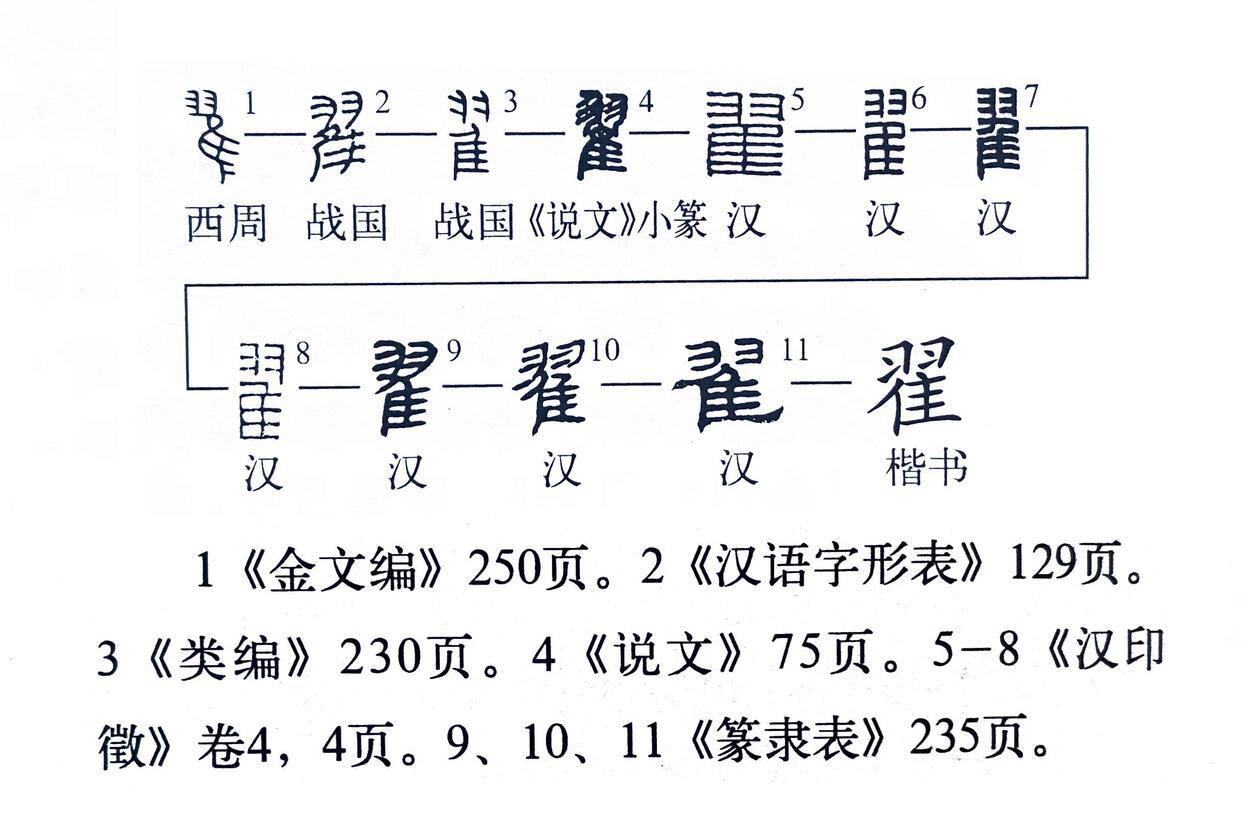 汉字之源——翟字的演变释义!