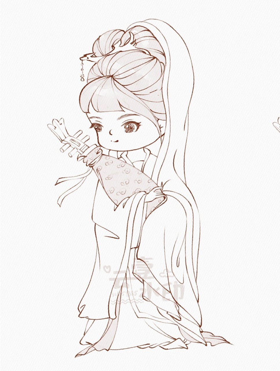 古风人物|q版古代四大美女集合