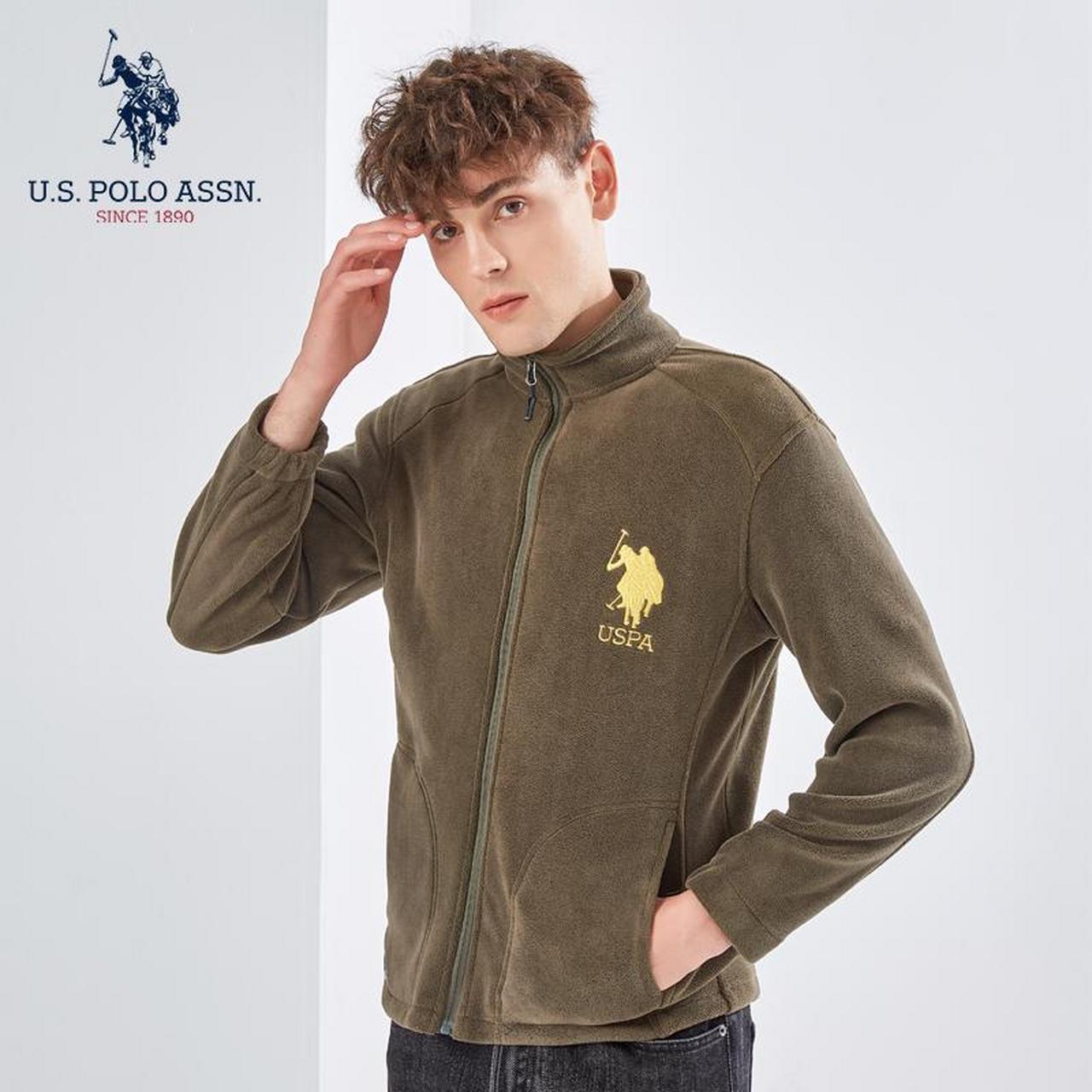 冬天必备的加绒加厚抓绒衣,u.s. polo assn.