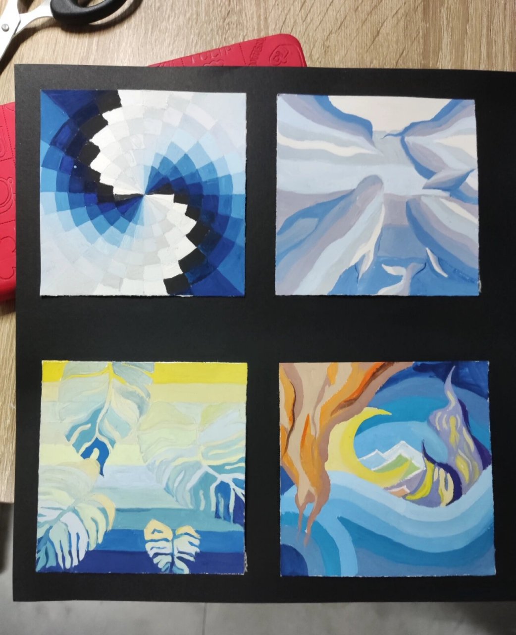 明度推移 纯度推移 色相推移 综合推移  色彩推移