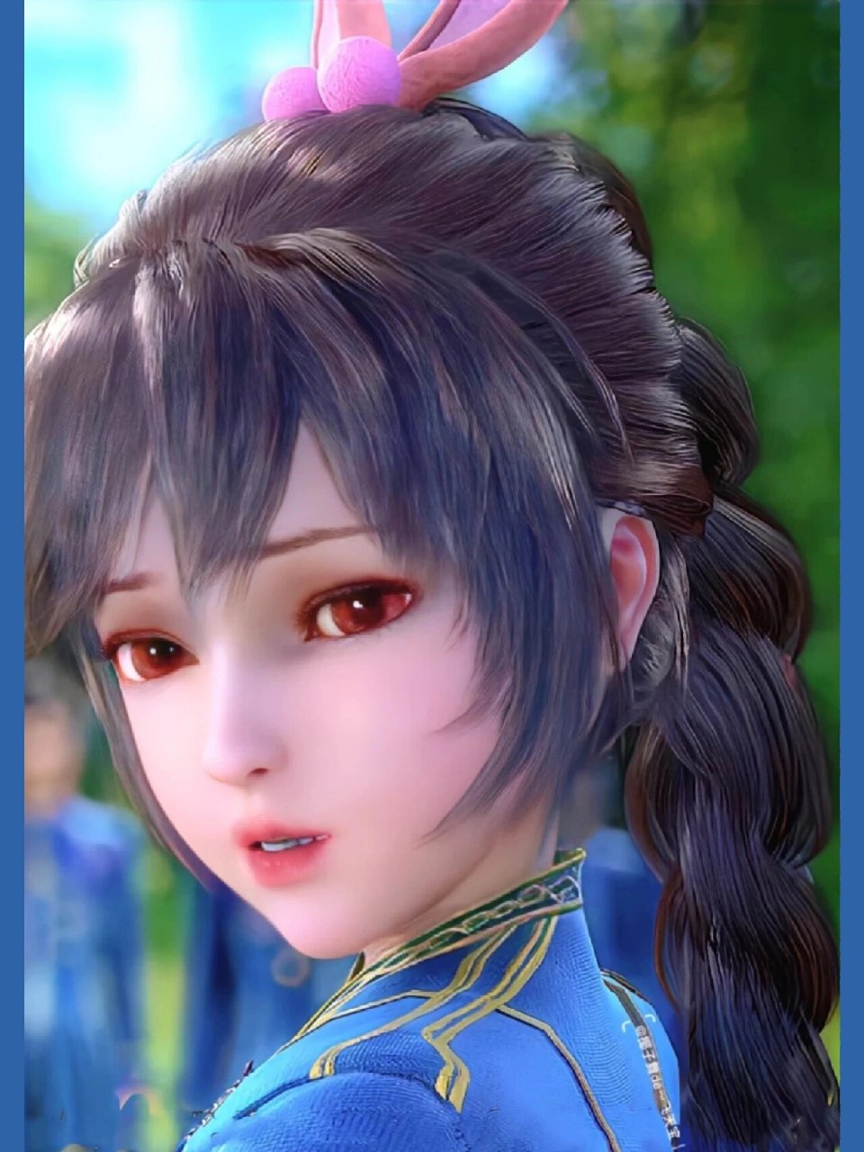 《斗罗大陆女神》——小舞 舞宝的诺丁校服壁纸来啦!