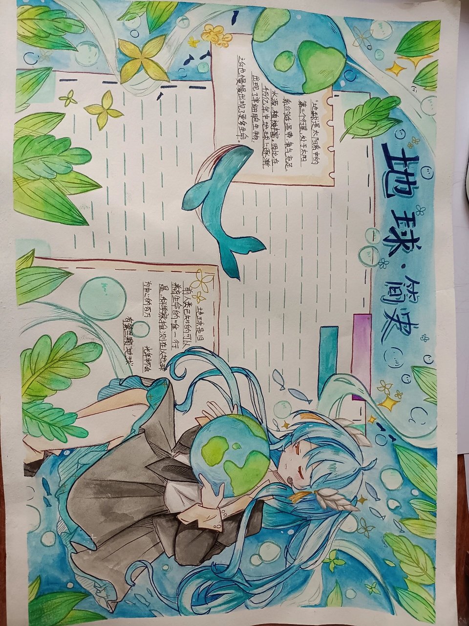 地球手抄报
