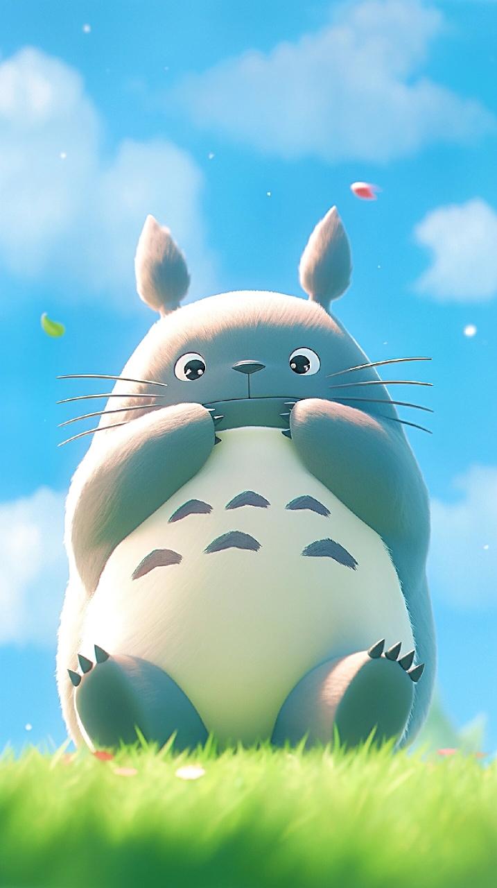 可爱的龙猫|治愈的宫崎骏龙猫卡通壁纸头像 今天给大家分享一组很可爱
