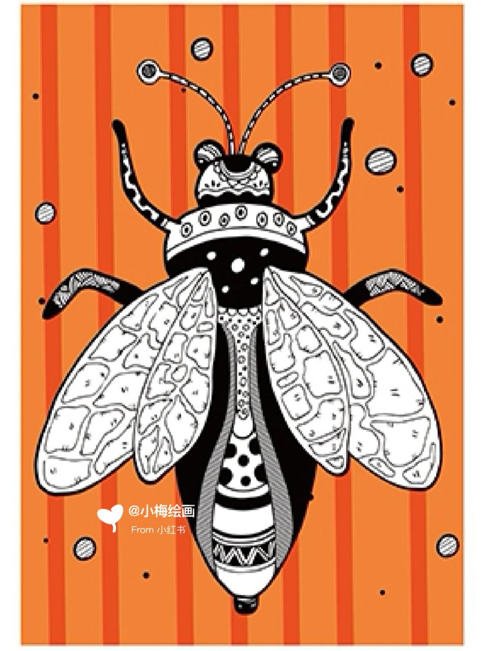 儿童彩色线描画   可爱动物( 附大图)