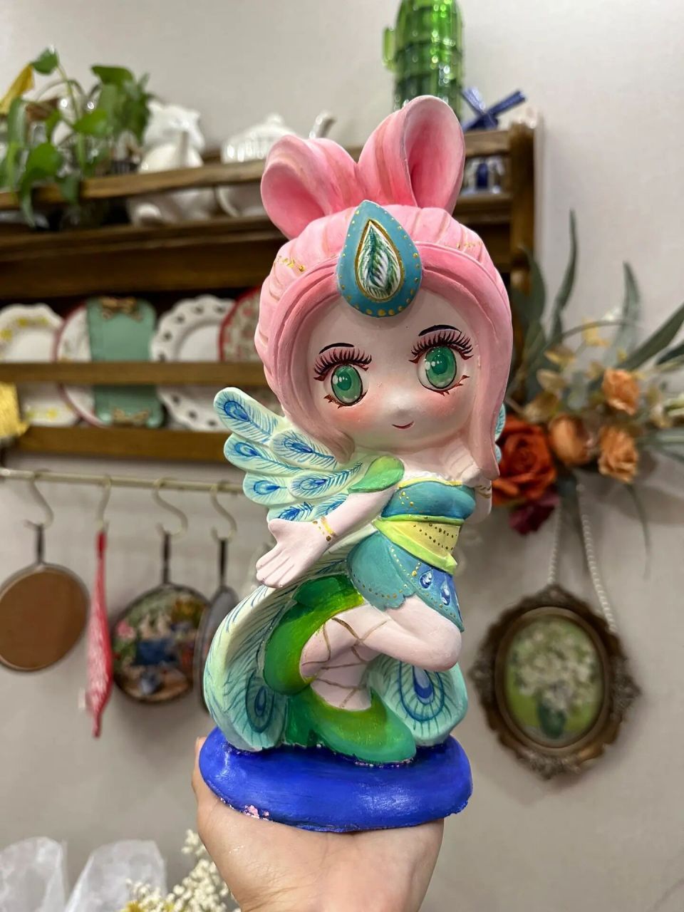 叶罗丽孔雀石膏娃娃 如果没有我喜欢的模板那么就为小朋友们原创一个