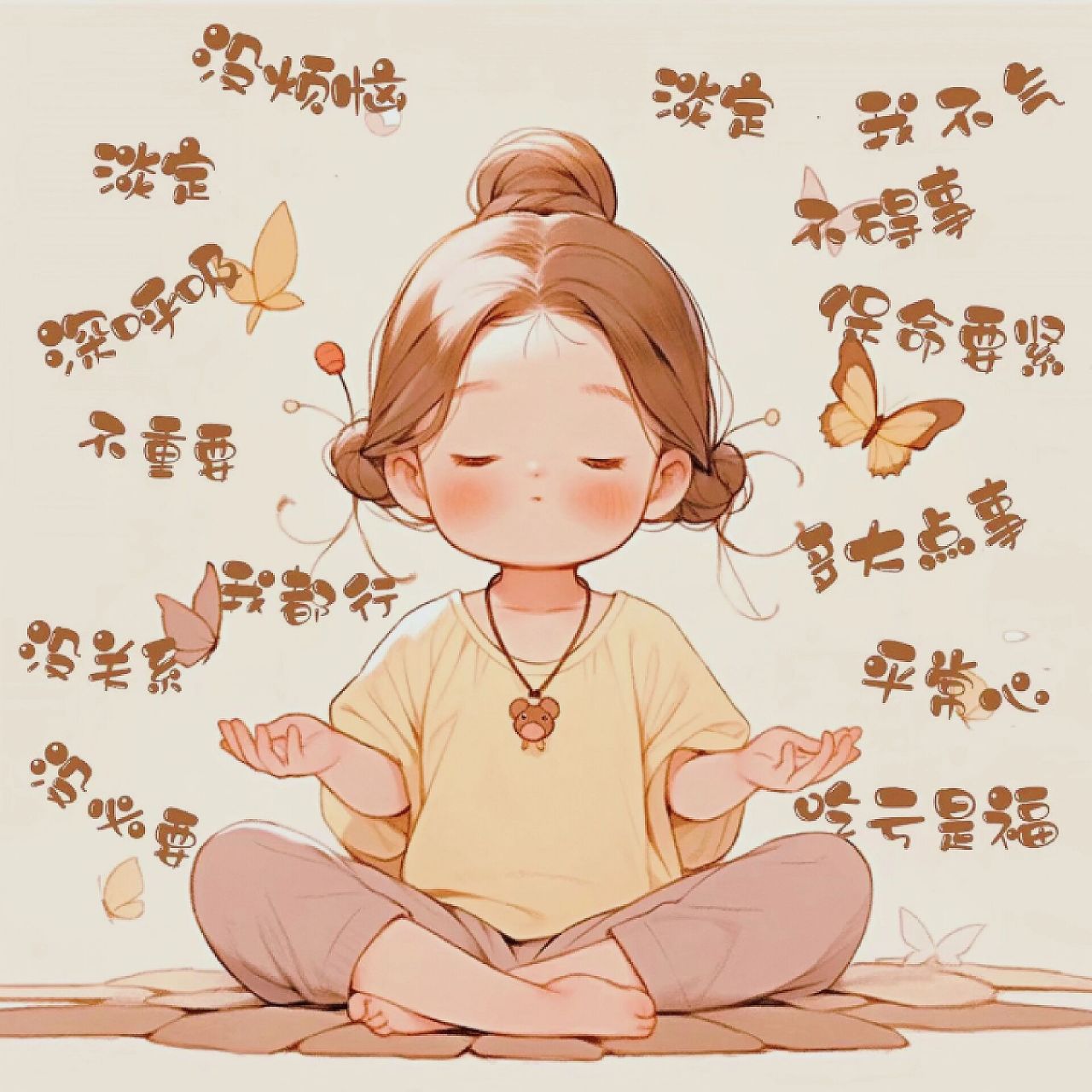 打工人佛系头像 懵懵懂懂中长大,跌跌撞撞中成长