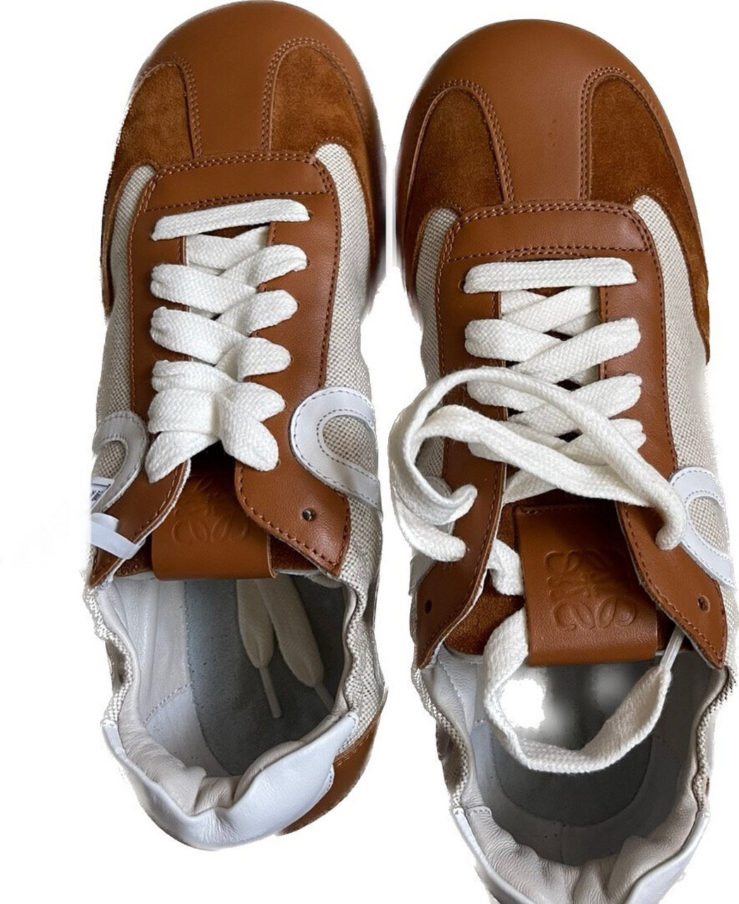 鉴定日常| 真假loewe罗意威芭蕾舞鞋运动鞋 平底阿甘鞋芭蕾舞鞋运动鞋