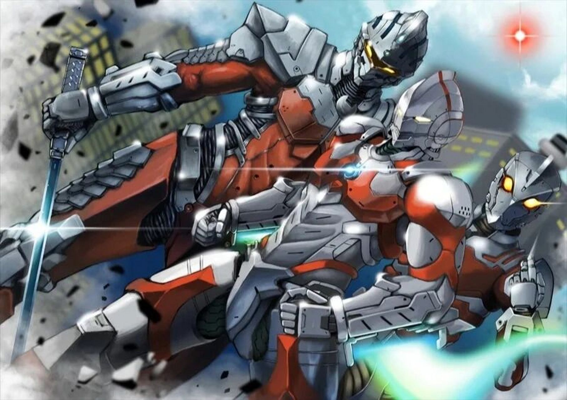 奥特曼壁纸高清:机动奥特曼