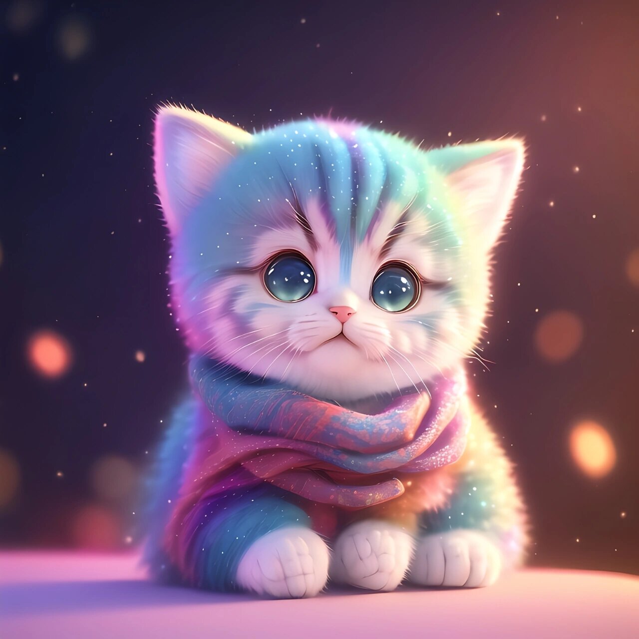 快看!彩色的小猫咪耶 (一)