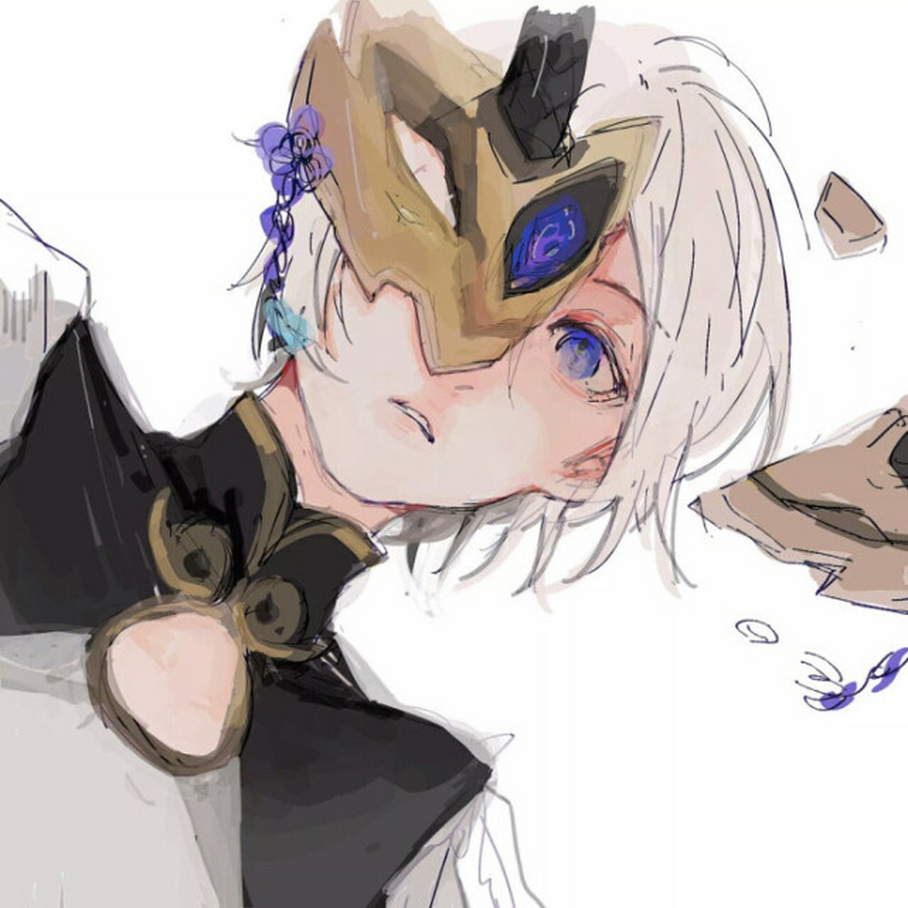 面具男头