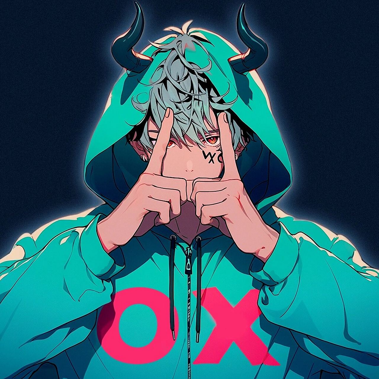 十二生肖国潮情侣头像 牛