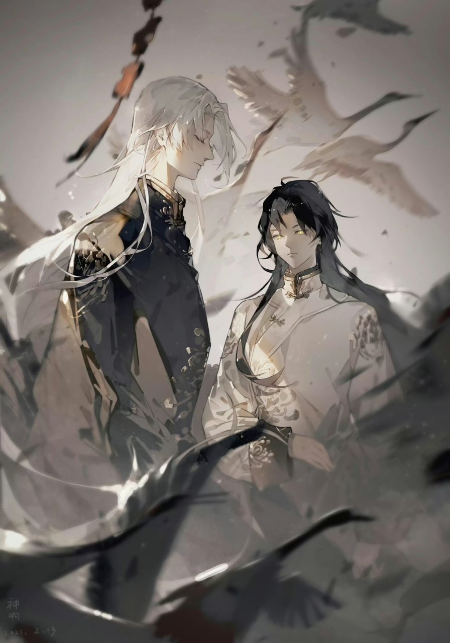 咎安·残花泪 咎安·残花泪 画师:神啊啊啊啊 #插画# #插画分享