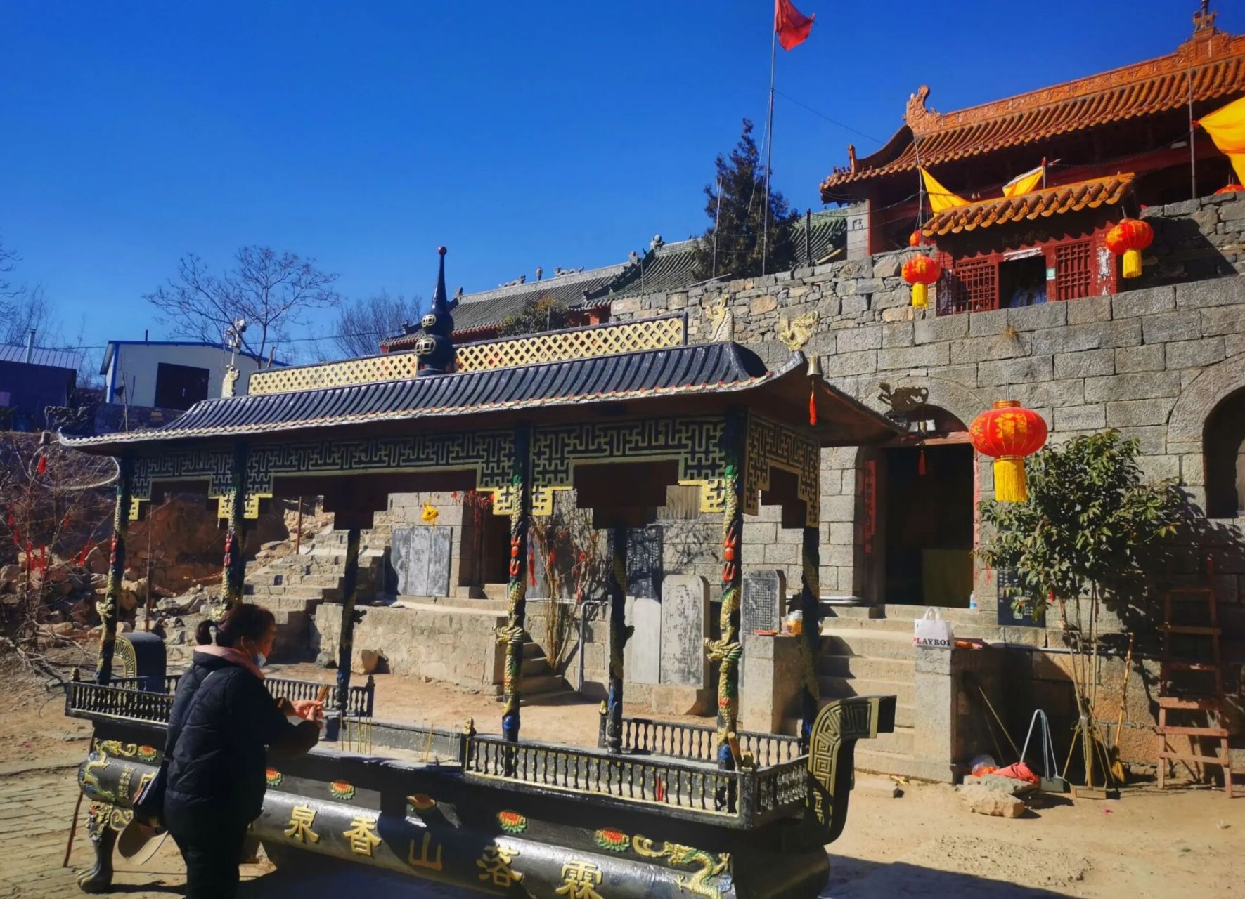 卫辉古八景之香泉寺 香泉寺坐落在卫辉市西北约20公里太行山东麓的霖
