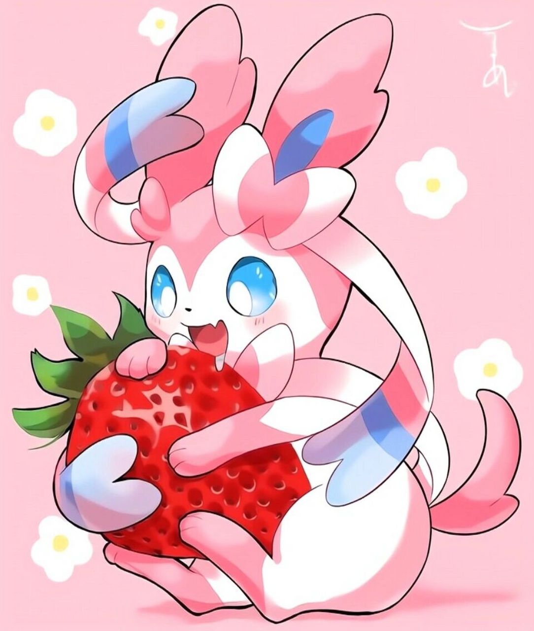 仙子伊布 仙子伊布的身体以白色为主.