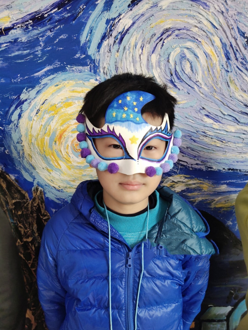 创意美术——手绘面具 好久没有发作品啦!