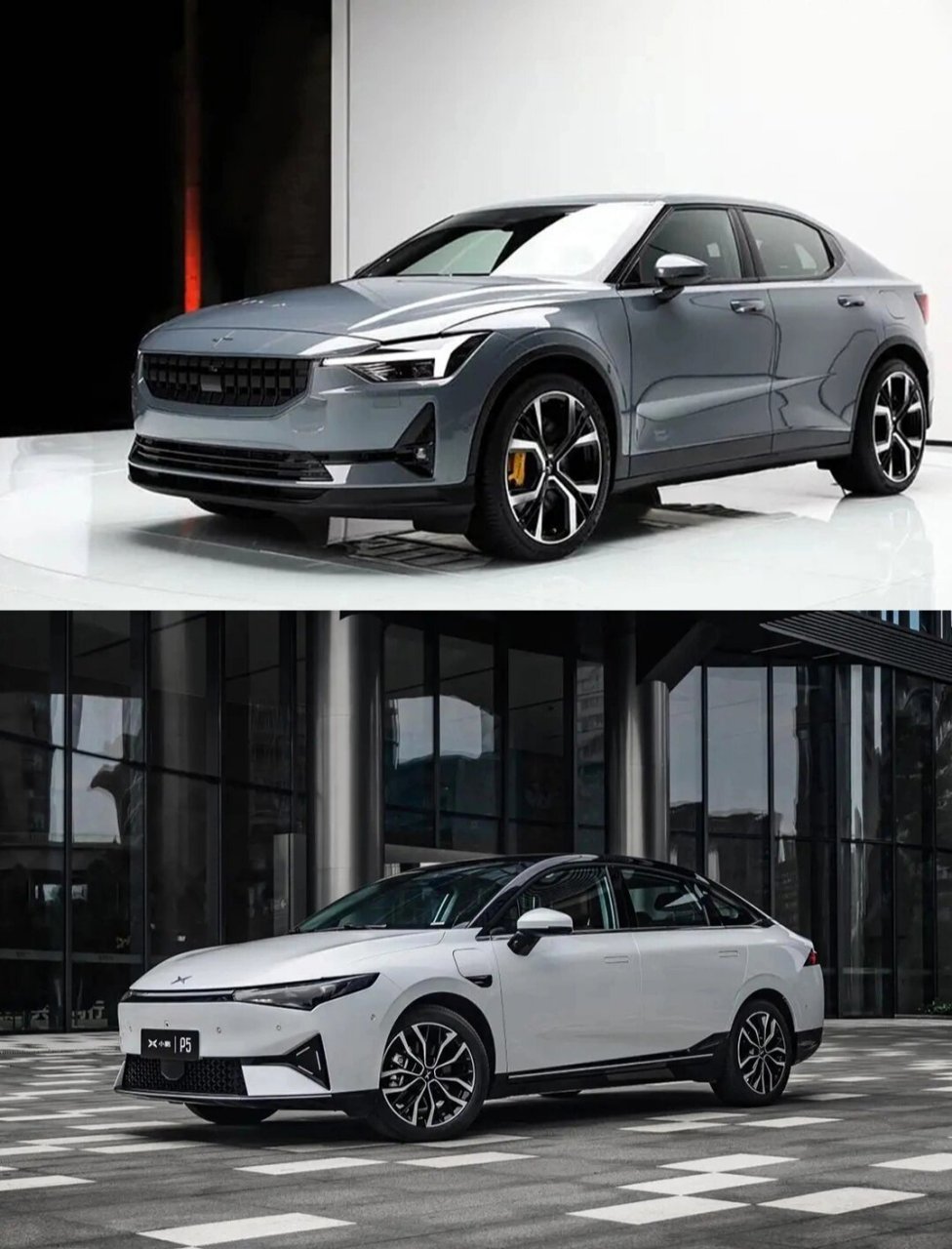 车标太像了,能分清哪个是小鹏和极星吗?