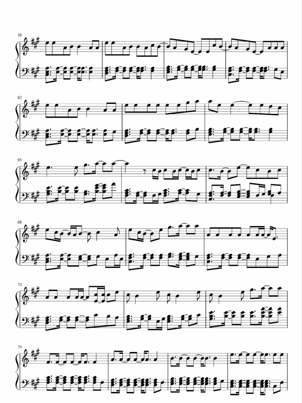 《相遇》tnt时代少年团93钢琴谱～ 宝宝们都在要这个曲谱～ 喜欢的