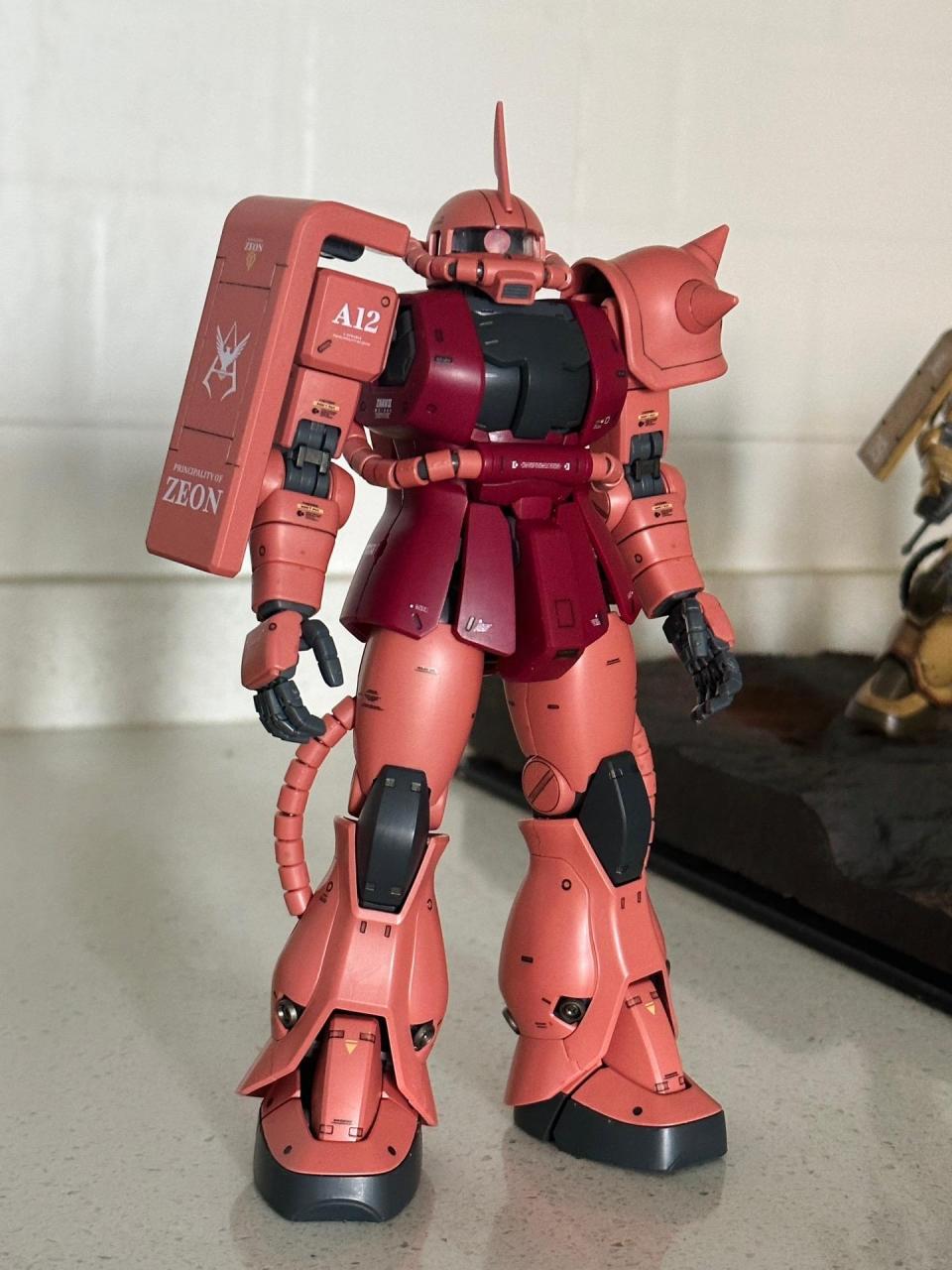 mg夏亚扎古 新手第一次刻线.扎古2.