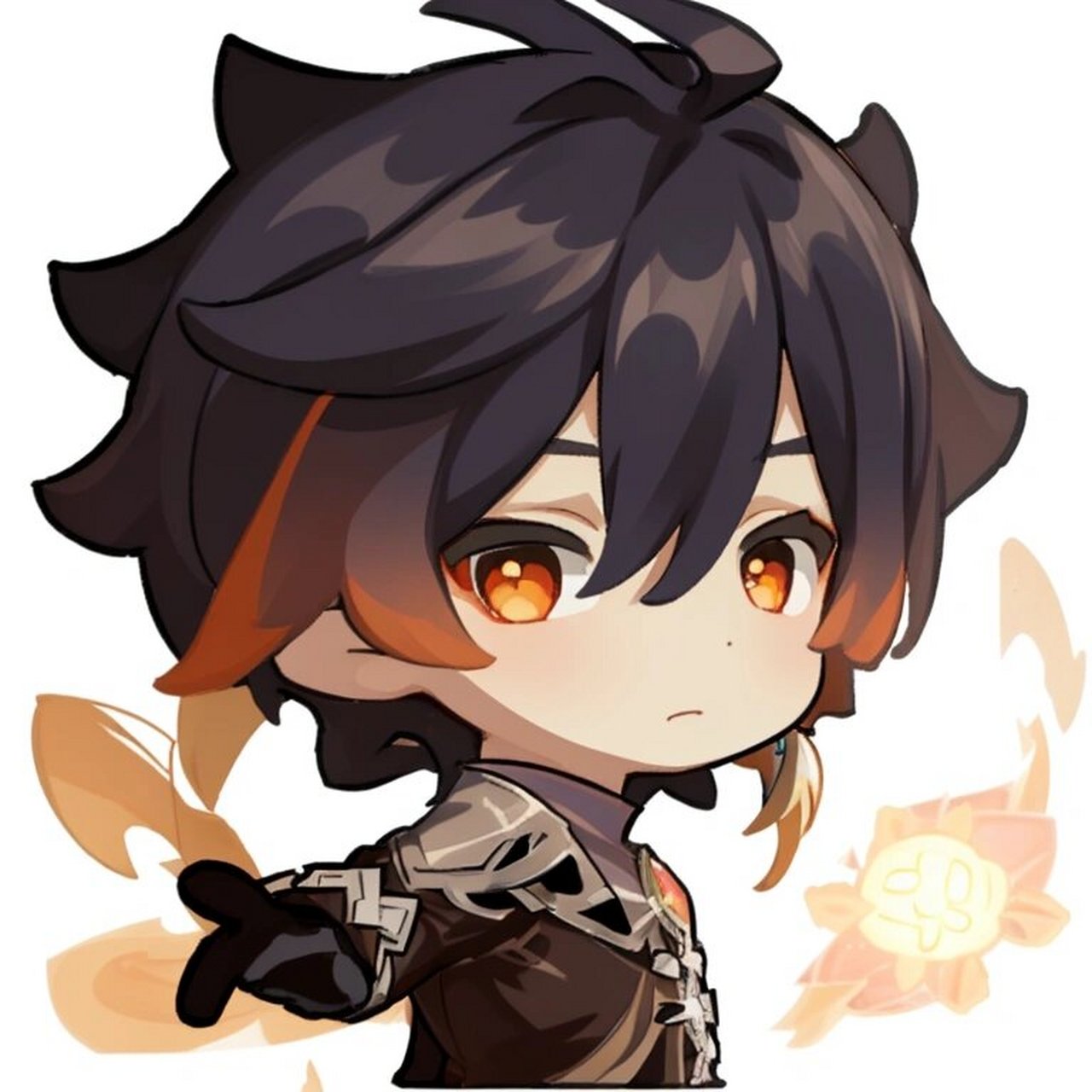 原神q版头像,钟离 病娇帝君和来自帝君的认可!