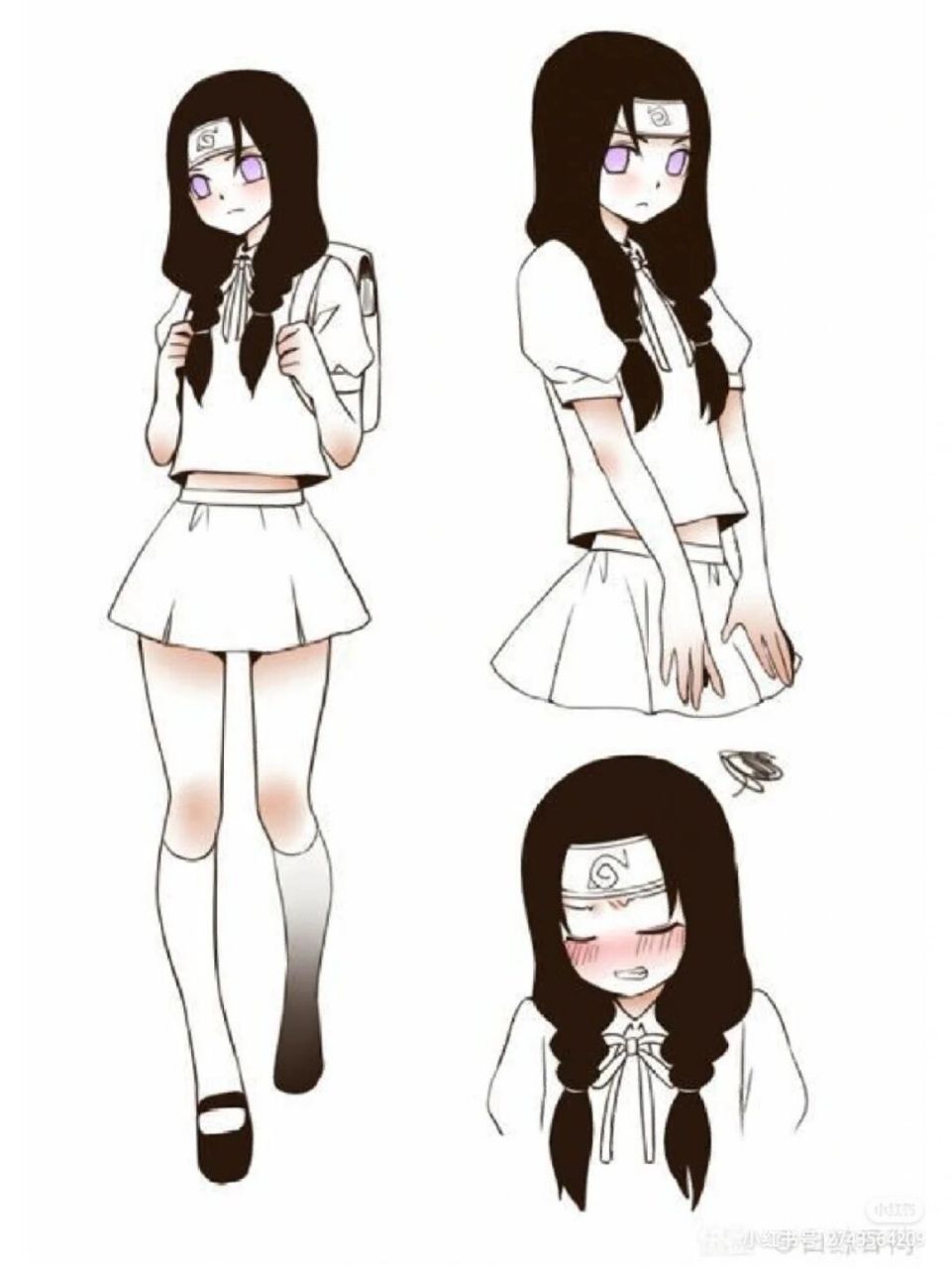 二次元# #漫画# #火影忍者# #火影# #宇智波佐助# #漩涡鸣人# #女装