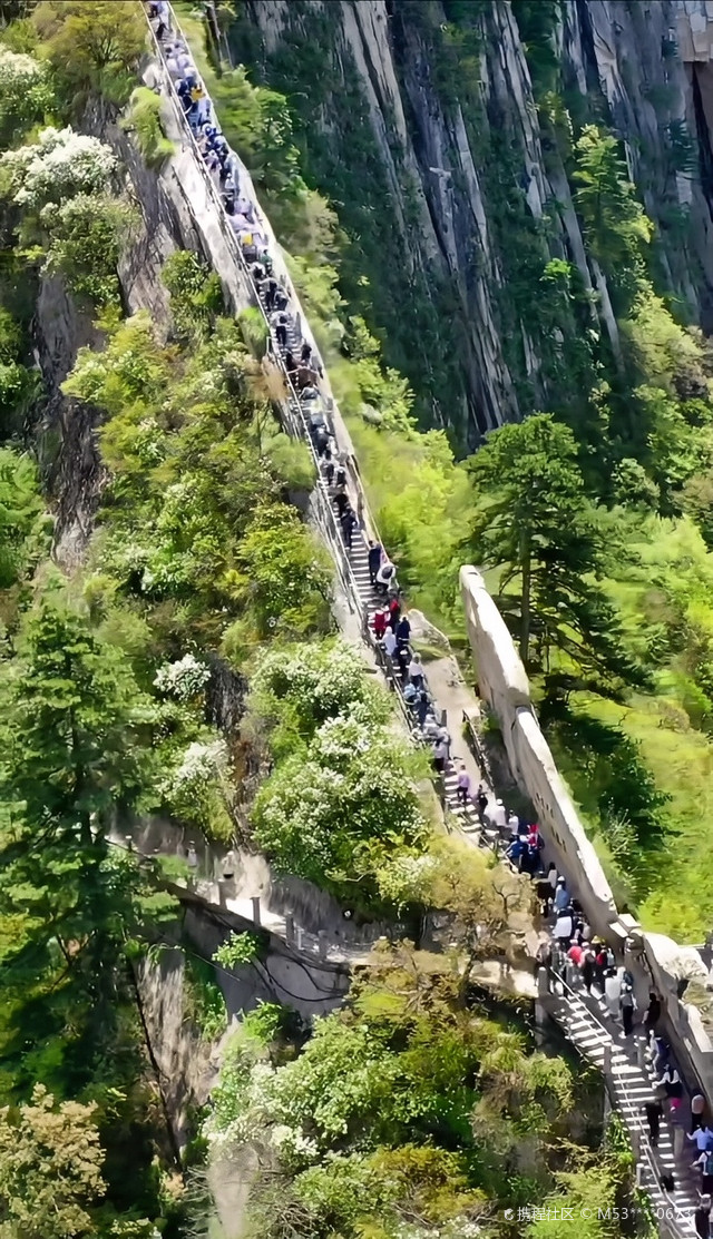 华山险道图片图片