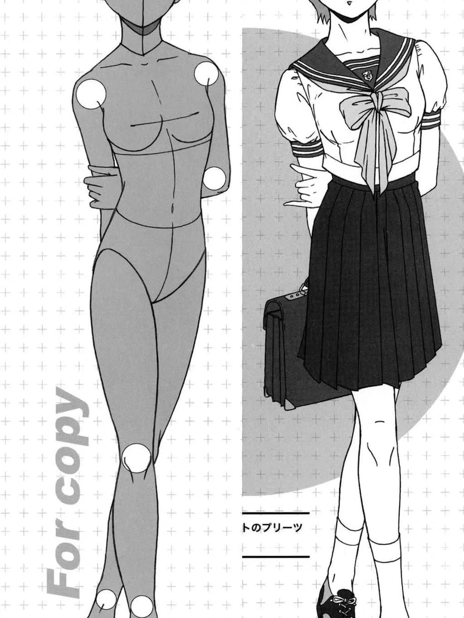 单人模板丨立绘站姿参考