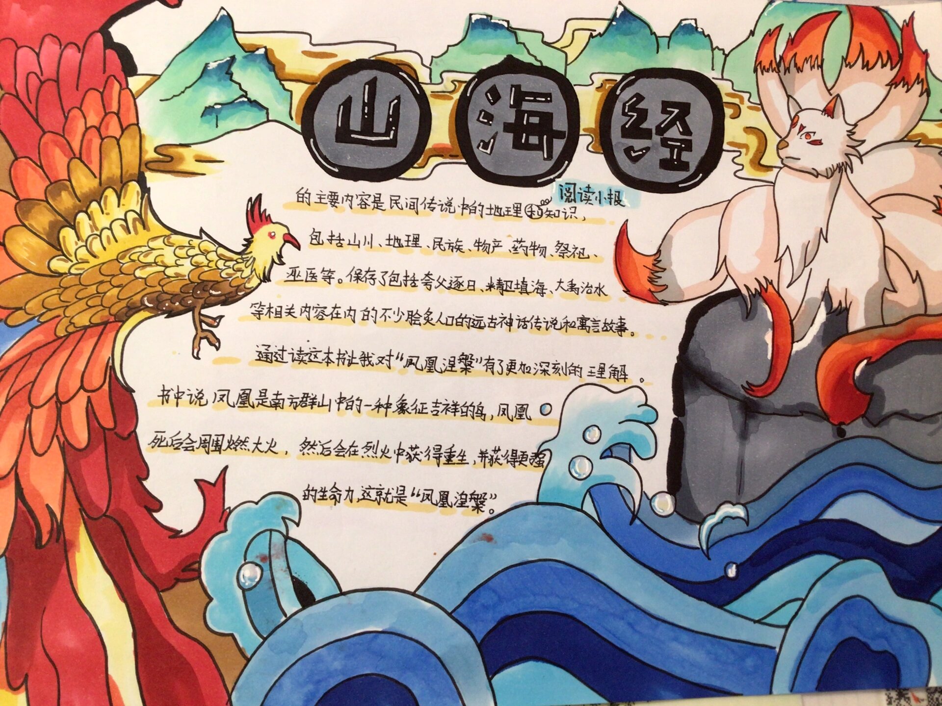 山海经阅读小报来啦!0707
