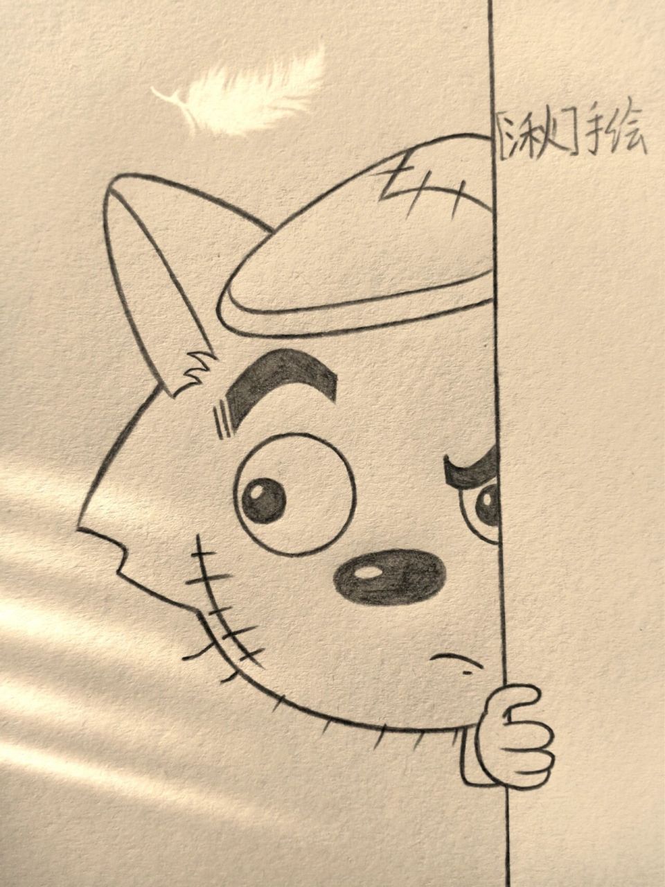 简笔画教程   "很久没看动画片了,不知道光头强抓到喜羊羊没99?