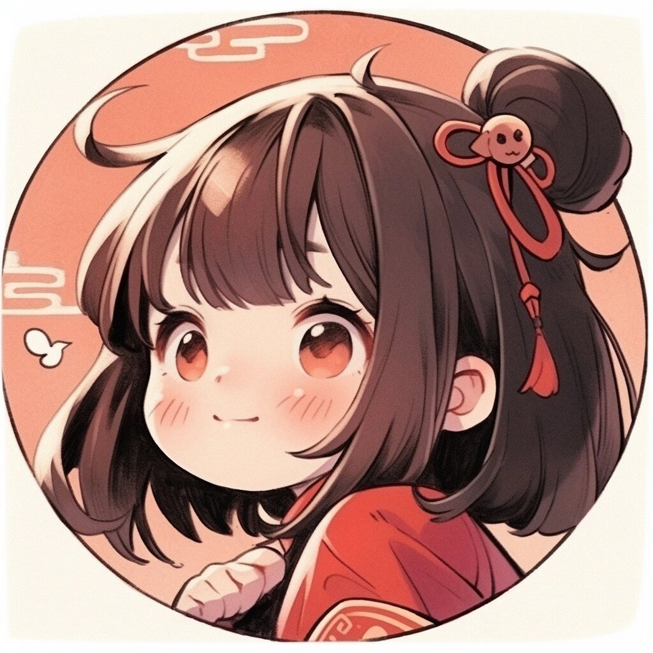 midjourney可爱小女孩动漫头像 有看的上的尽管找我,免费送,后续持续