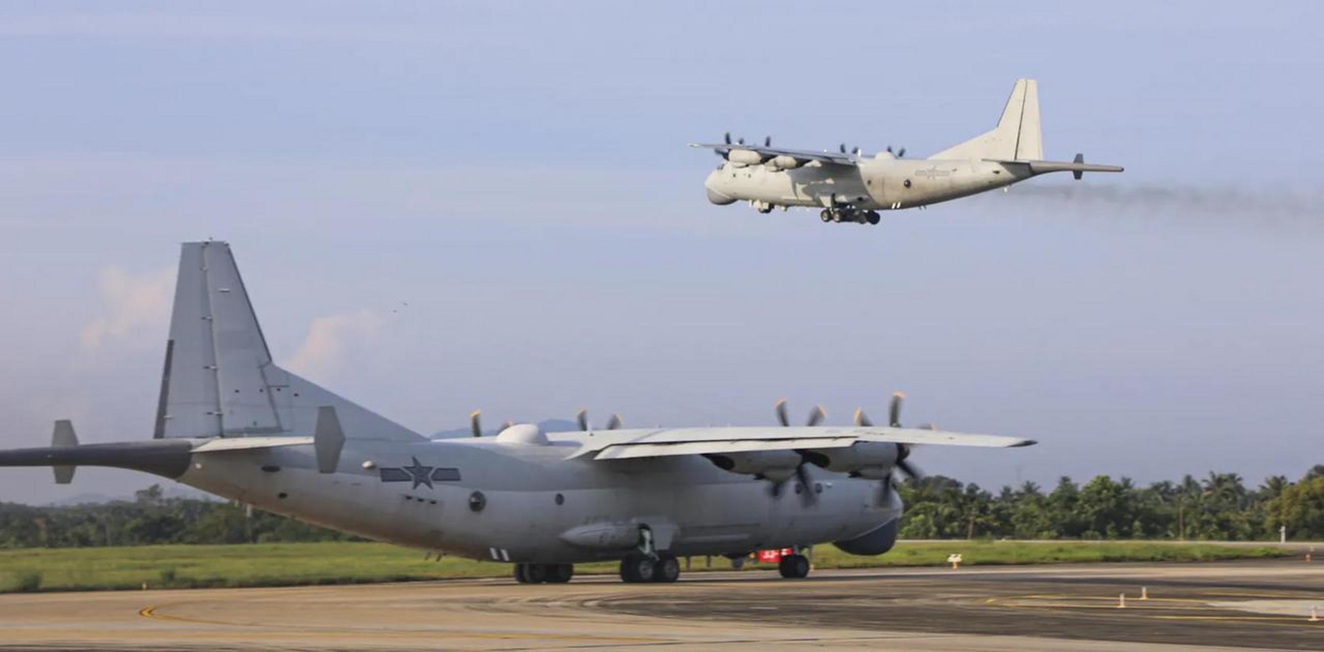 南部战区反潜机训练 (中国军网 供图)