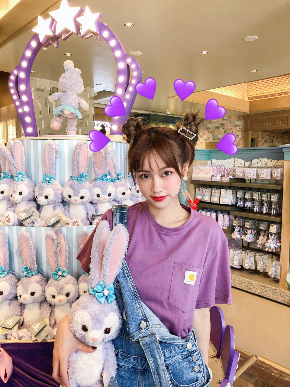 紫色的stella芭蕾兔是薰衣草味～ 黄色的史迪奇柠檬味93 酸酸的.