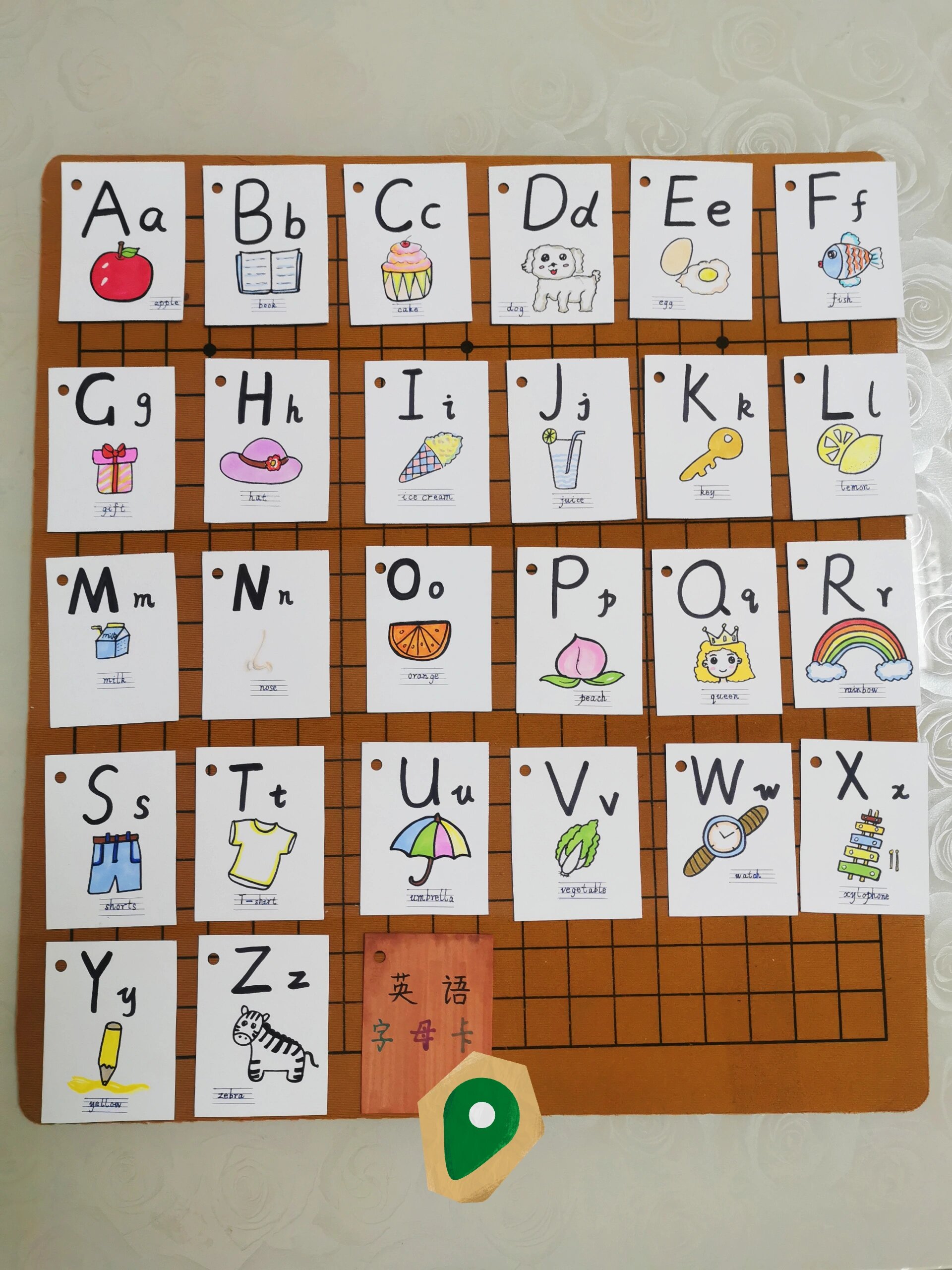 26个英文字母卡片