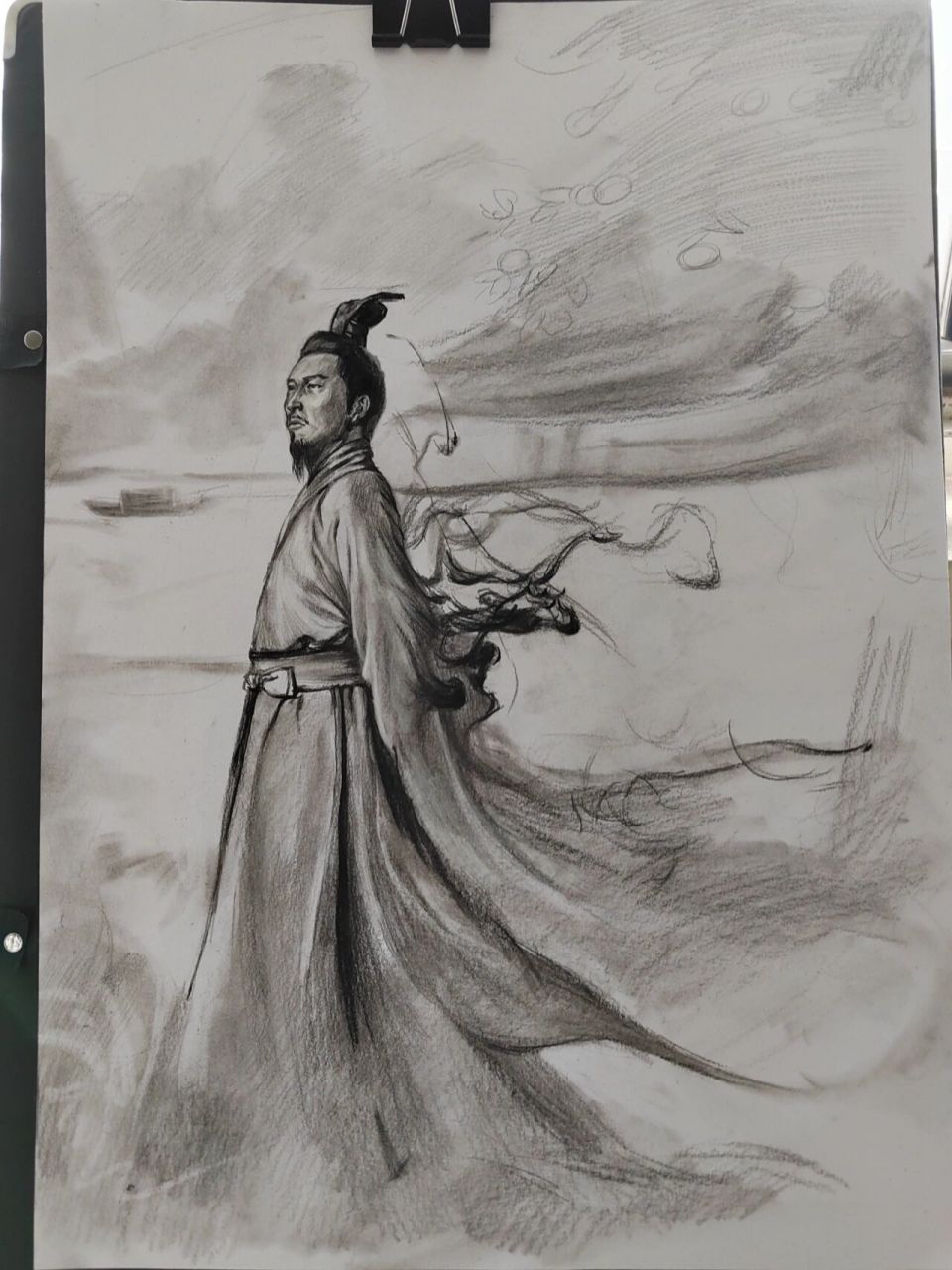 画一个屈原!《典籍里的中国～楚辞》 @薯队长