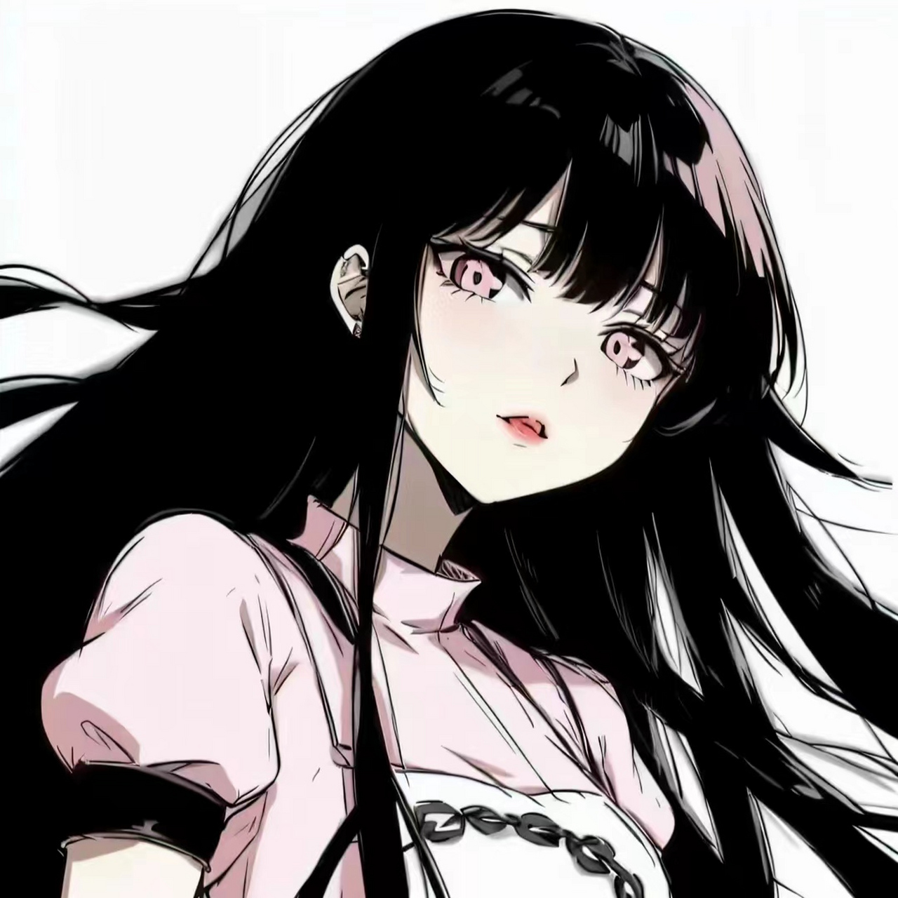 女生头像慵懒偏冷淡风动漫 93冷淡风女生头像,慵懒中透露着不羁