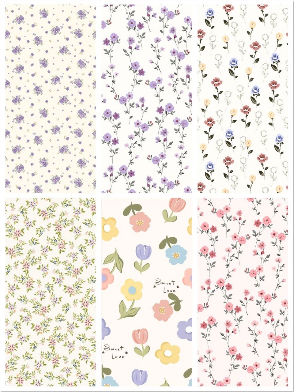 834期 清新花卉系列图案 手机壁纸 #壁纸# #原创壁纸# #手机壁纸