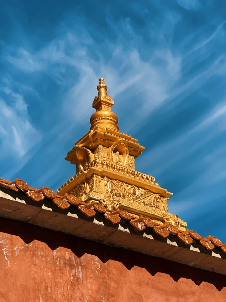 文殊菩萨道场五台山【大宝寺】 文殊菩萨发的大愿,所有去五台山的人